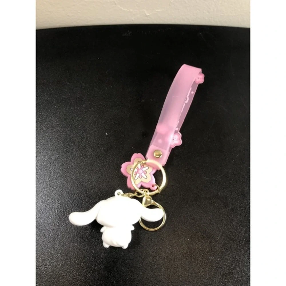 Sanrio Pendant Cartoon Kuromi Hello Kitty Bag Pendant Keychain Key Ring Anime Ac